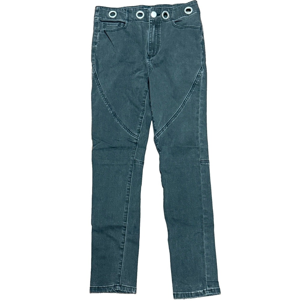 BDG Urban Outfitters Twig High Rise Skinny Jeans 28 Grommet Waist Black